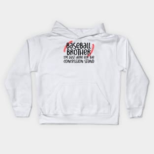 Saying Baseball Brother Sport Kids Hoodie